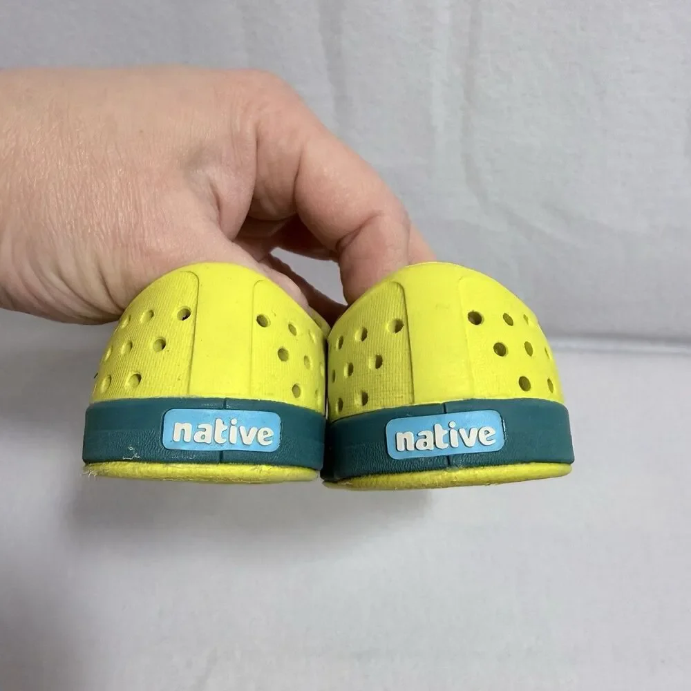 Native Pickle Green Patina Green Slip On Water Shoes Toddler's Size C5 Beach